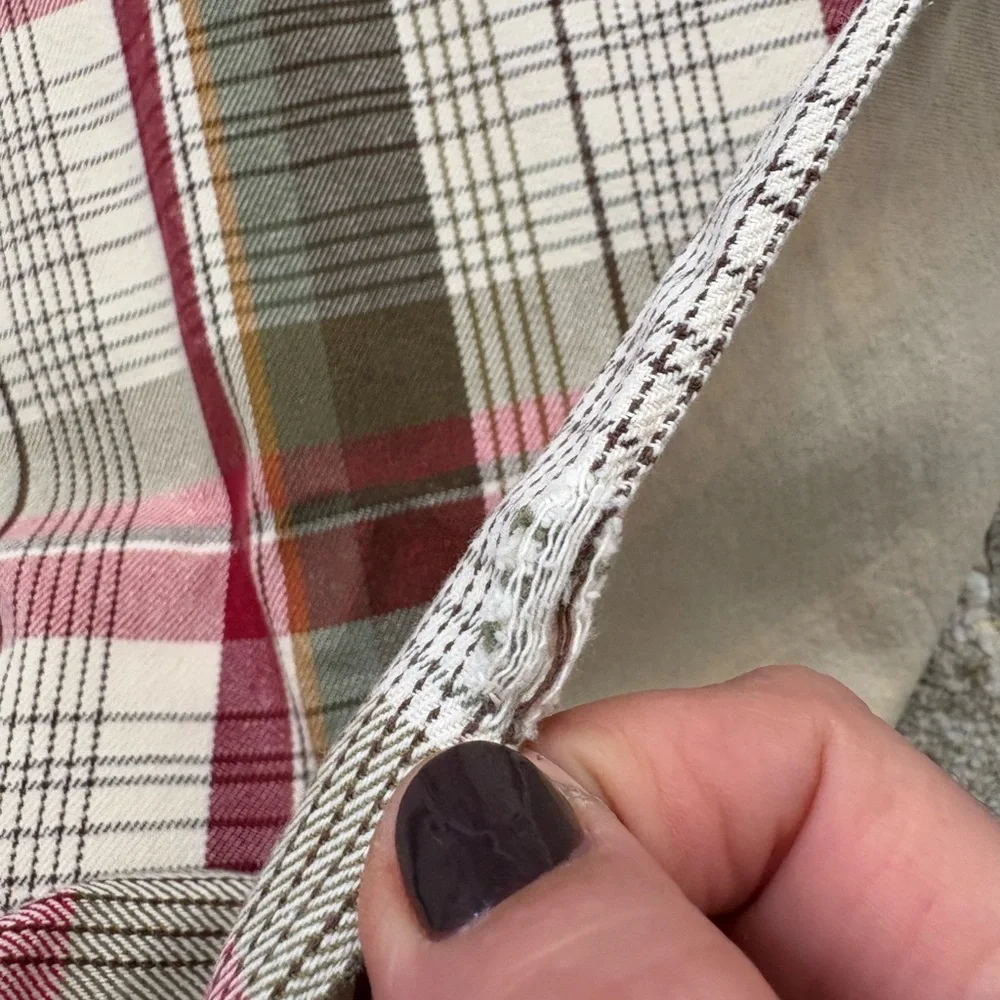 Pottery Barn Kirkwood Plaid Table Runner